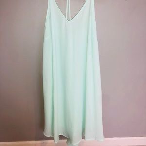 Mint green spring/summer dress